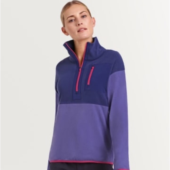 Reitmans Hyba Fleece Sweatshirt Half Zip Size Small - Picture 2 of 8